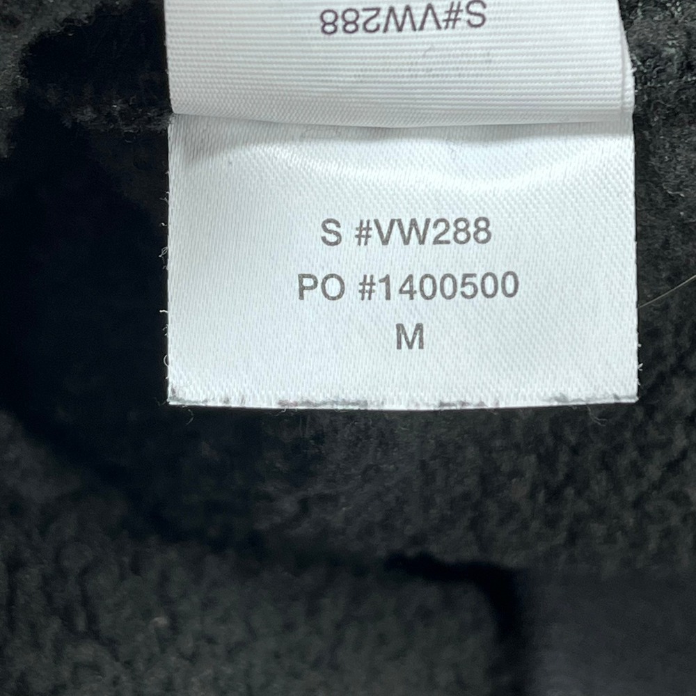Vuori Restore Half Zip Hoodie Black Organic Cotton Fleece VW288 Womens Medium - Picture 11 of 12
